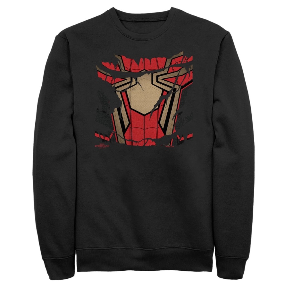 Marvel Men's Black Spider-Man Sweater size Medium